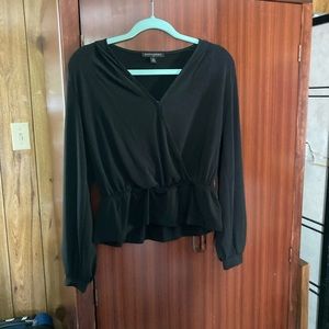 Banana Republic tie waist top